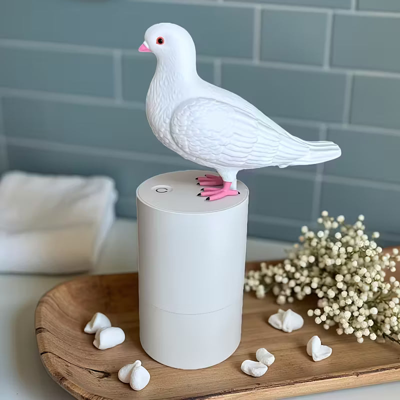 Bird of Peace Foam Soap Dispenser – Funny Pigeon Poop Induction Hand Wash Machine – Automatic Soap Dispenser”