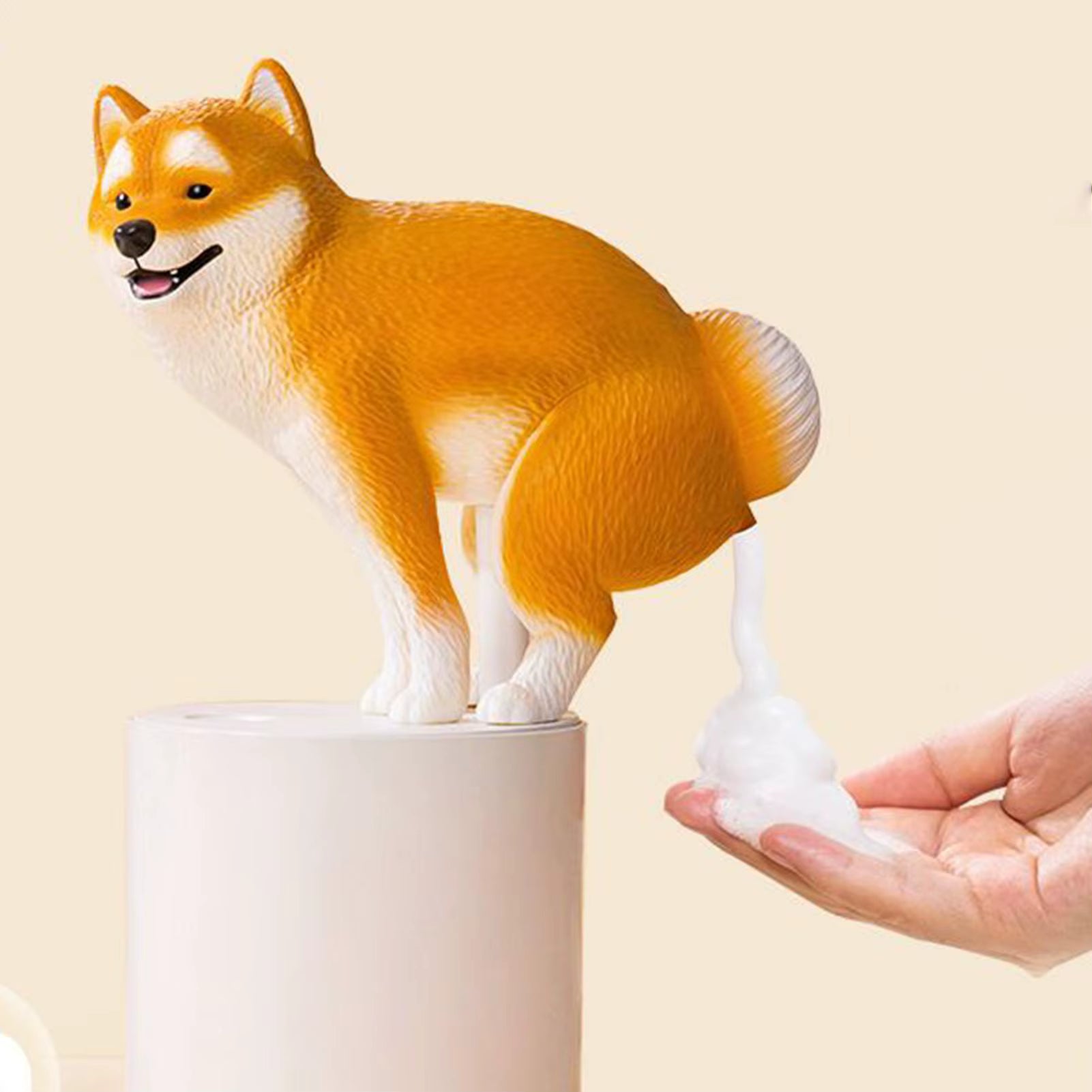 Mini Automatic Foam Soap Dispenser dog – Touchless, USB-Rechargeable & Travel-Friendly